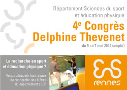 4e congrès Delphine Thevenet