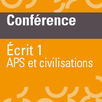 Conférence écrit 1 : APS et civilisations